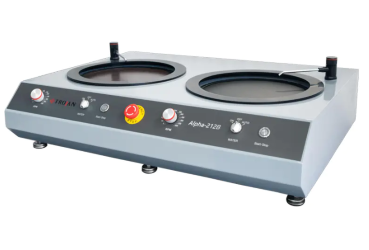 Máy mài và đánh bóng mẫu hai đĩa thủ công Alpha-212D
