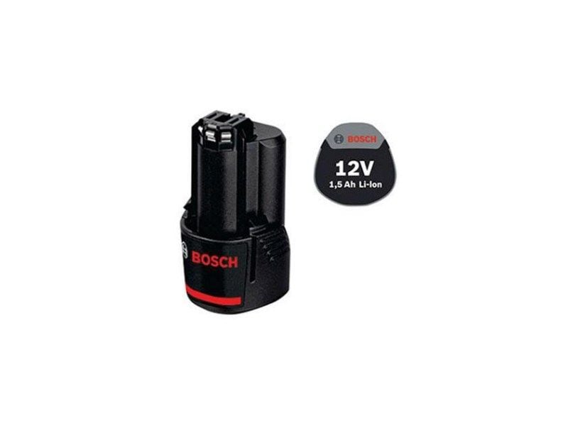 Pin sạc Lithium-Ion dùng cho dụng cụ cầm tay, điện áp 12V x dung lượng 2.0Ah, trọng lượng siêu nhẹ, mã hàng: Bosch 1600A00F6X