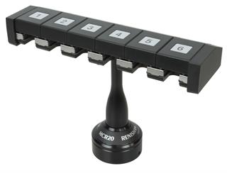 Giá treo thay đổi đầu đo Module TP20  tự động 6 vị trí, tích hợp đế từ và nắp bảo vệ, hãng Renishaw. Mã hàng: A-1371-0261 (MCR20 Rack)