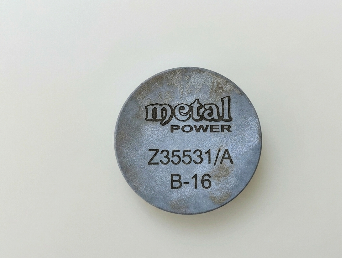 Mẫu chuẩn đối chứng CRM cho mác kẽm Zamak 5, hãng Metal Power. Mã hàng: Z35531/A B-16