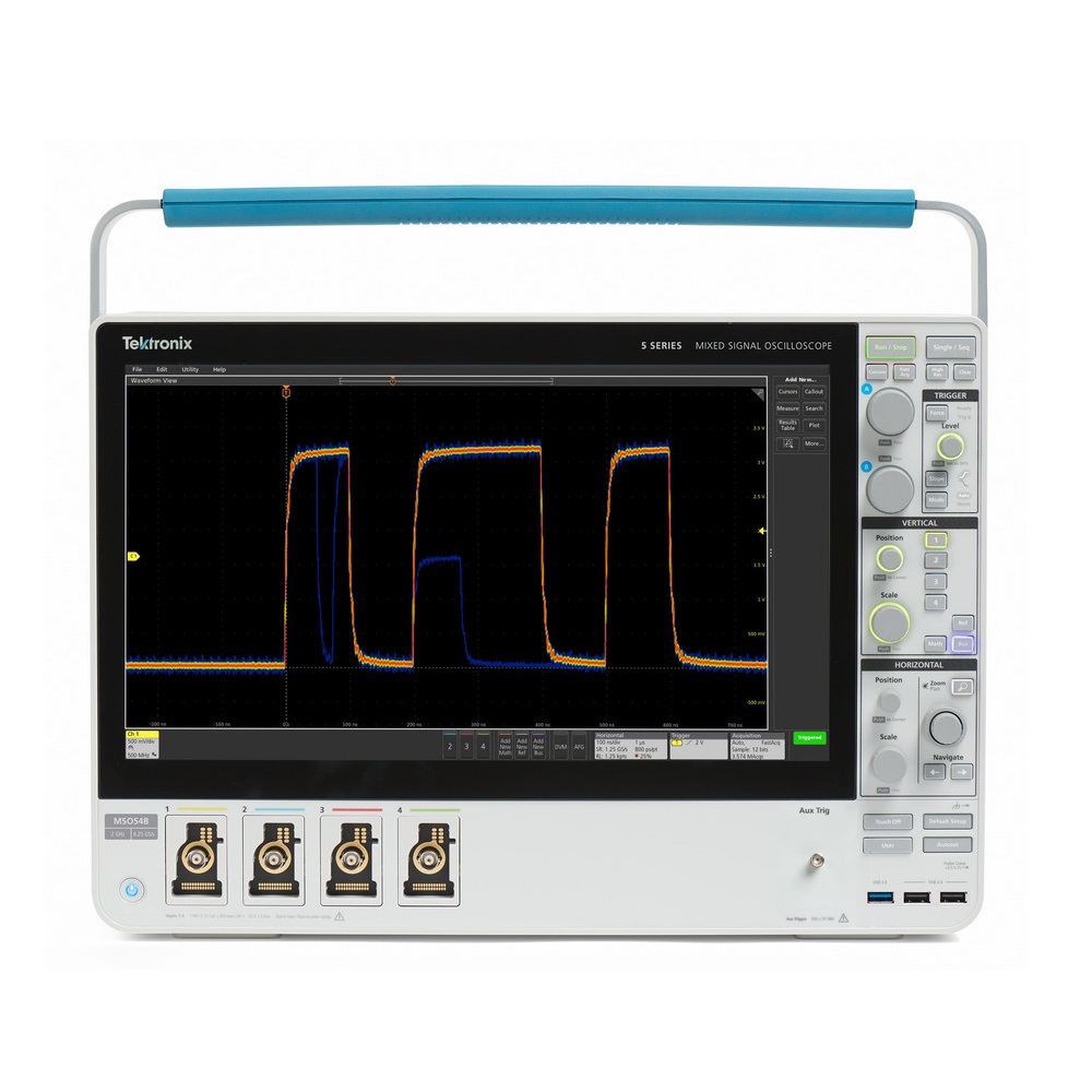 Máy hiện sóng, dùng cho phân tích tín hiệu hỗn hợp, băng thông 500 MHz x 4 kênh x 6.25GS/s, mã hàng: Tektronix MSO54B 5-BW-500