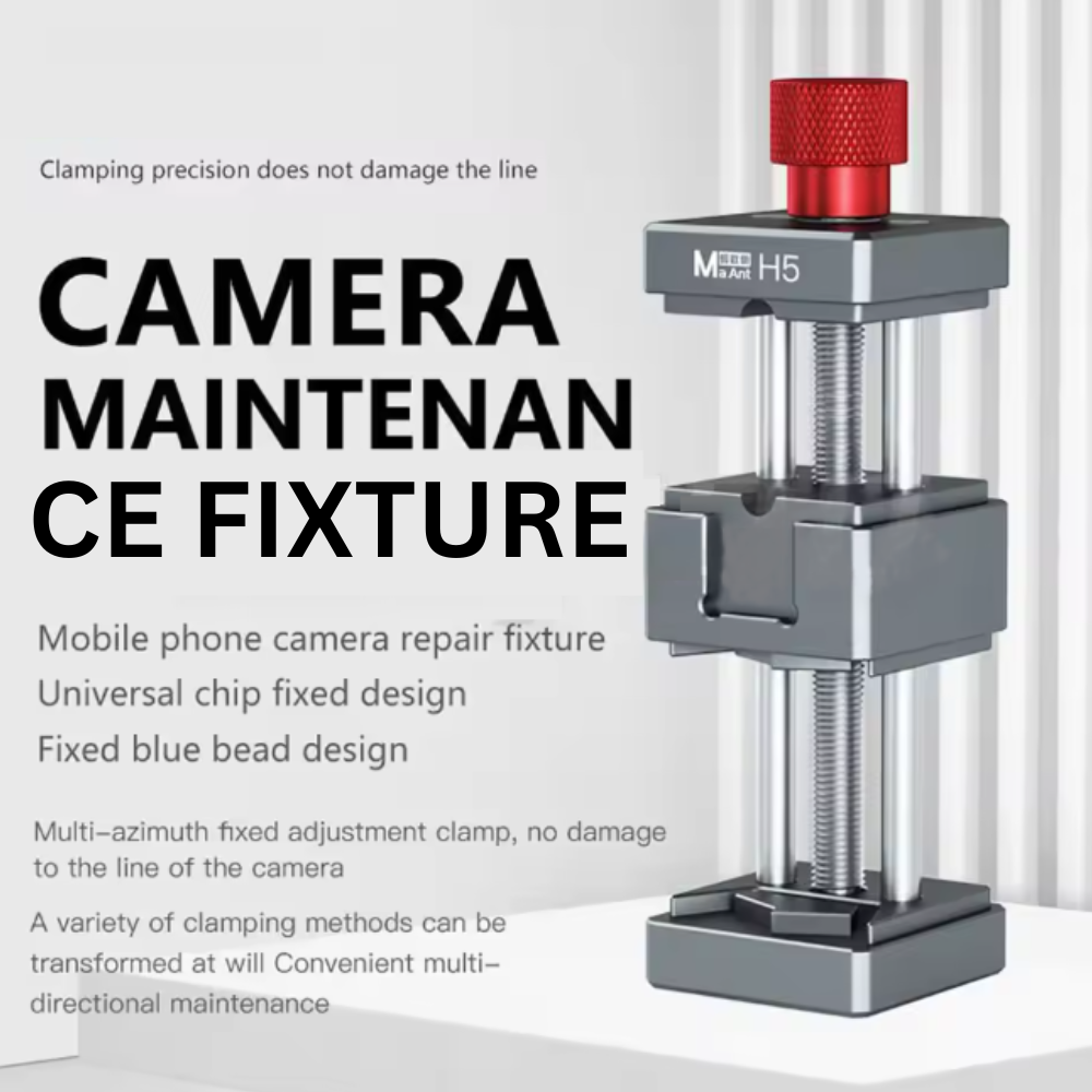 Đồ gá kẹp giữ mô đun camera bằng thép không gỉ, dùng cho sửa chữa linh kiện điện tử, kích thước 143x51x51mm, mới 100%, mã hàng: MAANT H5