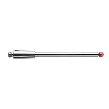 Kim đo tiếp xúc đầu bi Ruby, vật liệu thân bằng hợp kim không gỉ, ren kết nối M2, đường kính bi 1.5mm - chiều dài 30mm, hãng Renishaw. Mã hàng: A-5003-0035