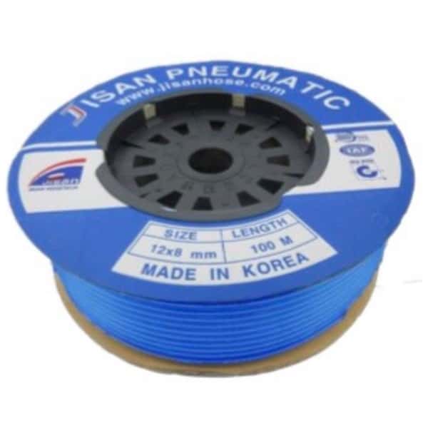 Ống dẫn khí nén bằng nhựa polyurethane PU dạng dây hơi cuộn mềm dẻo dùng dẫn khí truyền động cho hệ thống xi lanh công nghiệp kích thước đường kính ngoài 6mm x đường kính trong 4mm, hiệu: JISAN, mã hàng: JP-0604