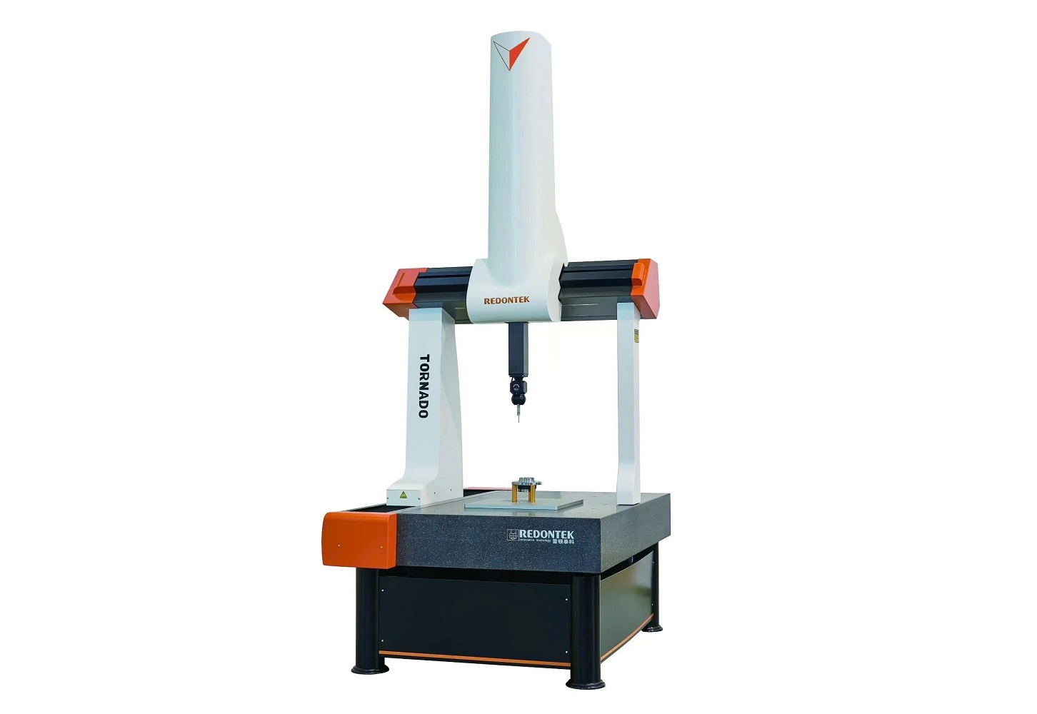 Máy đo tọa độ 3 chiều (CMM) loại cầu (Bridge Type) tự động, vận hành bằng động cơ Servo và hệ thống đệm khí, dùng đo kích thước hình học chính xác, hành trình đo 1000x1200x800mm, hiệu: REDONTEK, model: TORNADO NCA10128
