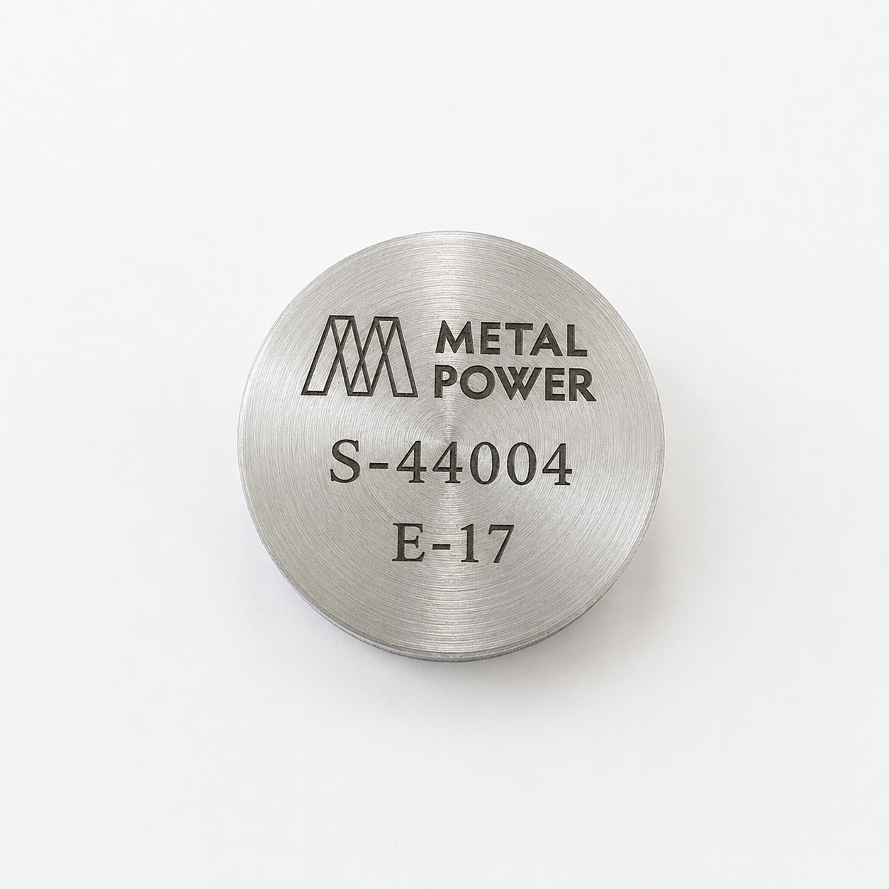Mẫu chuẩn đối chứng CRM cho mác hợp thép, hãng Metal Power. Mã hàng: S-44004 E-17