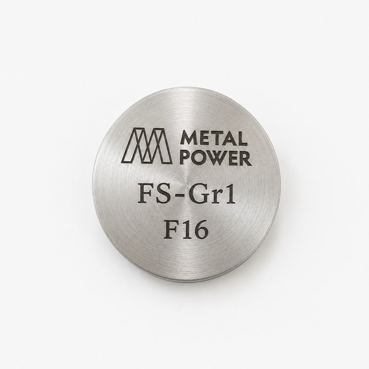 Mẫu chuẩn đối chứng CRM cho mác hợp thép, hãng Metal Power. Mã hàng: FS-Gr1 F-16