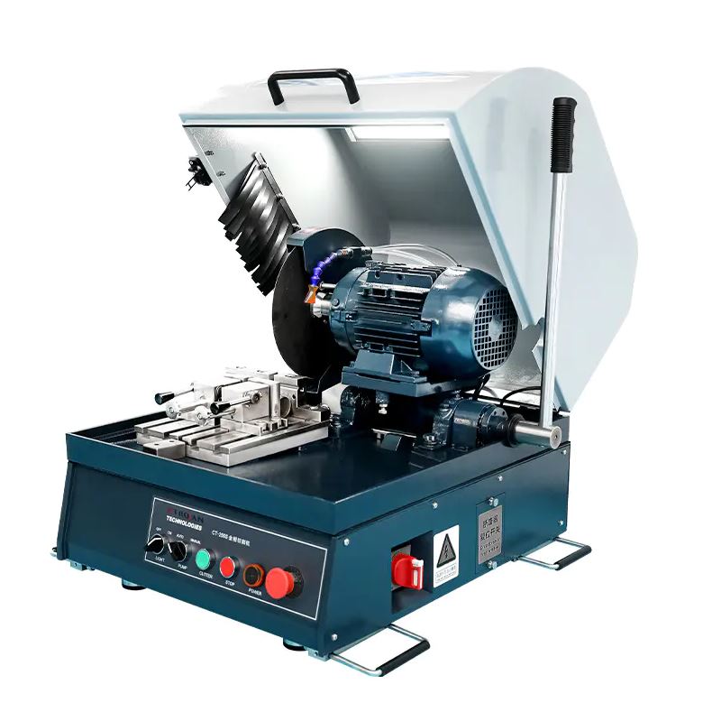 Máy cắt mẫu kim tương, vận hành bằng tay, đường kính đĩa cắt 250 mm, mã hàng: 13.01.125, hãng Trojan