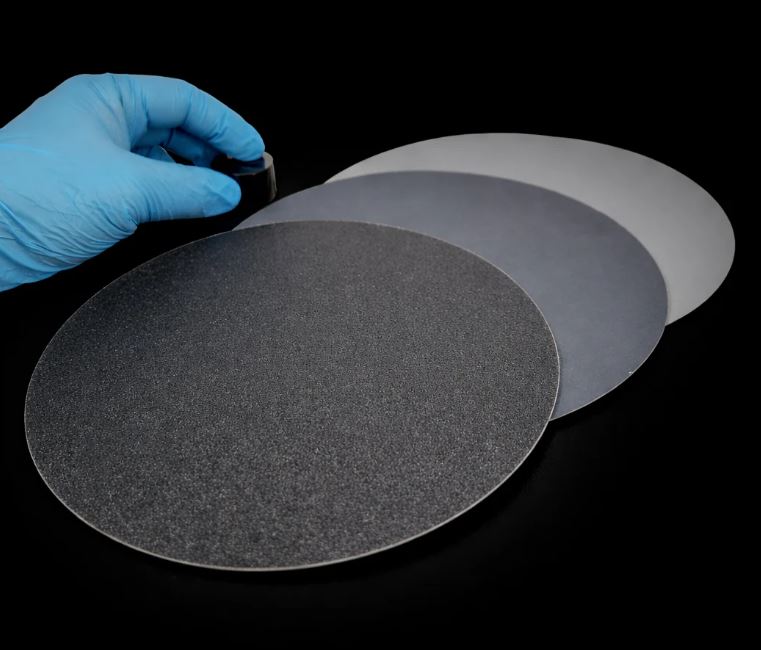 Giấy mài silicon carbide (SiC), chất liệu hạt mài silicon carbide trên nền giấy, dùng cho mài mẫu kim tương, độ nhám #800, mã hàng 03.03.109 – #800, hãng Trojan